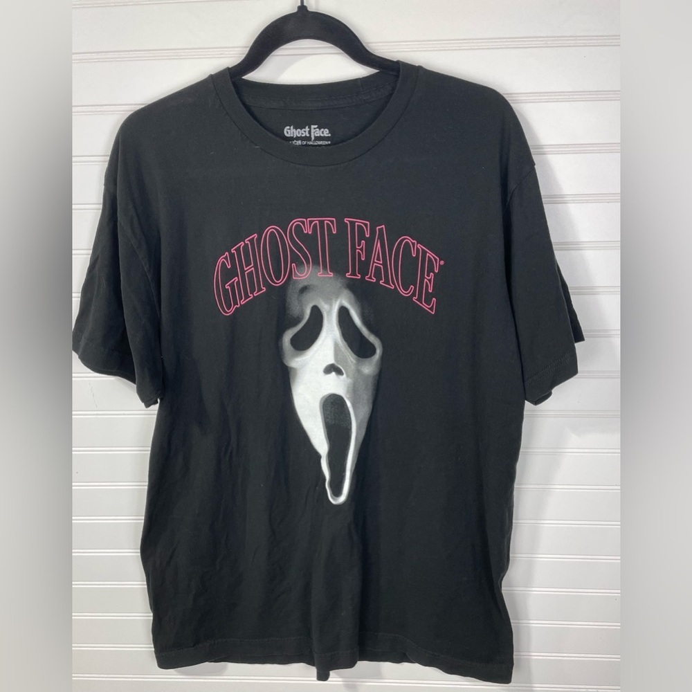 Ghost Face Black Tee Shirt XL Unisex
